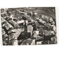 ALLEGRE: quartier de l'église vue aérienne 10x15 - très bon état