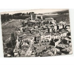 ALLEGRE: place du marchadiail vue aérienne 10x15 - état
