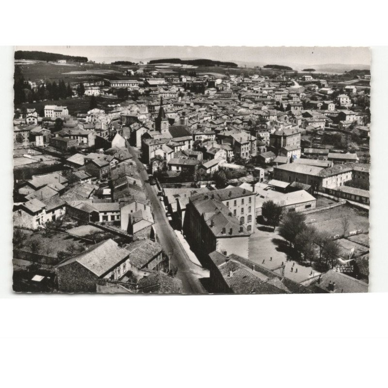CRAPONNE-sur-ARZON: cure d'air, centre dentellier, vue générale vue aérienne 10x15 - très bon état