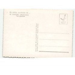 LANGEAC: vue générale vue aérienne 10x15 - très bon état