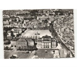 LE PUY: théâtre, palais de justice place dubreuil et la préfecture vue aérienne 10x15 - très bon état