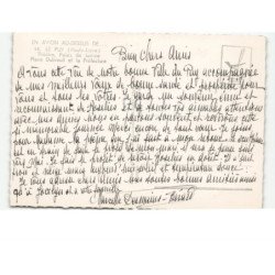 LE PUY: théâtre, palais de justice place dubreuil et la préfecture vue aérienne 10x15 - très bon état