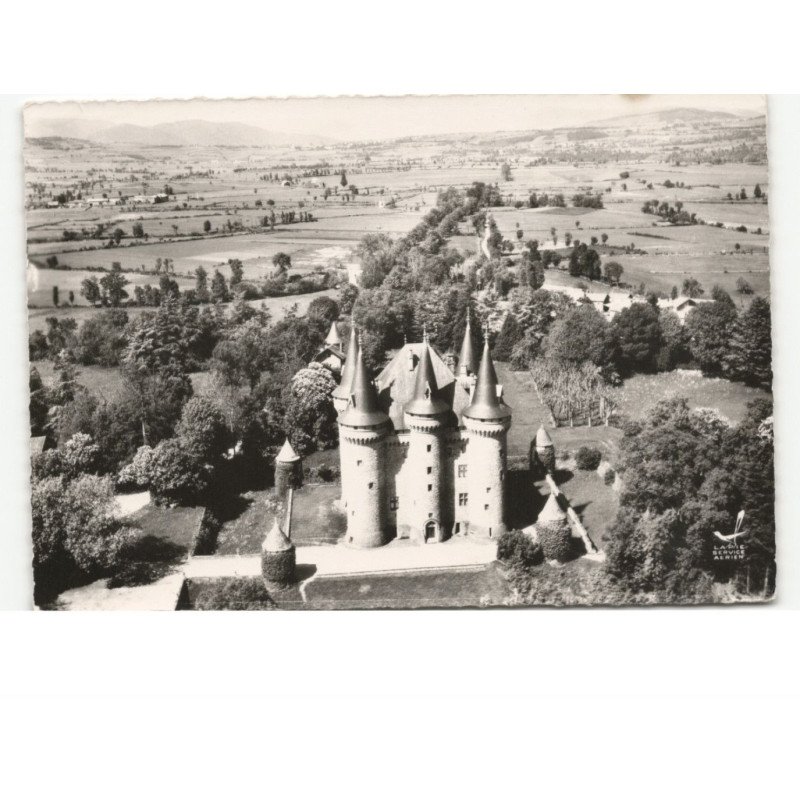 SAINT-GEORGES-D'AURAC: château de flageac vue aérienne 10x15 - très bon état