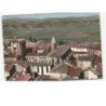 SAUGUES: la tour des anglais l'église saint-médard vue aérienne 10x15 - très bon état