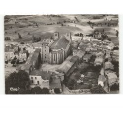 LA CHAISE-DIEU: vue aérienne 10x15 - très bon état