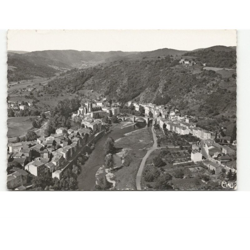 LAVOUTE-CHILHAC: vue générale vue aérienne 10x15 - état