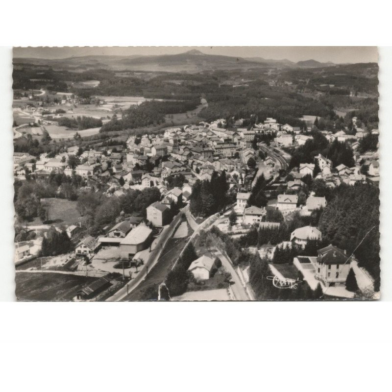 LE  GHAMBON-sur-LIGNON: au fond le lizieux vue aérienne 10x15 - état