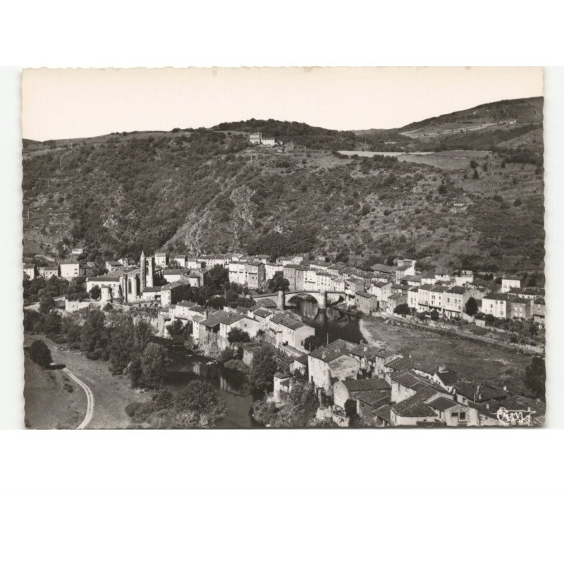 LAVOUTE-CHILHAC: vue panoramique vue aérienne 10x15 - très bon état