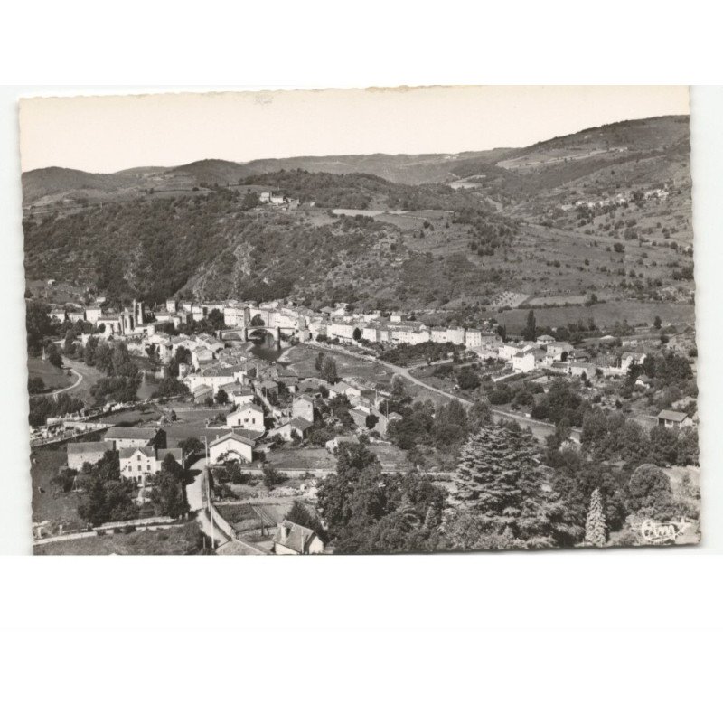 LAVOUTE-CHILHAC: vue générale vue aérienne 10x15 - très bon état