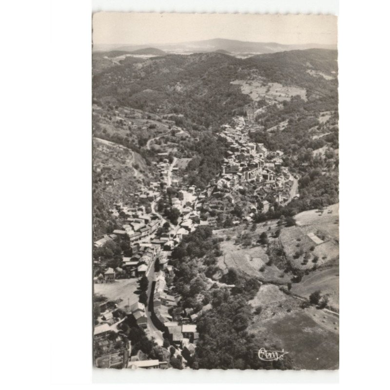 AUZON: vue panoramique et les gorges de l'auzon vue aérienne 10x15 - très bon état