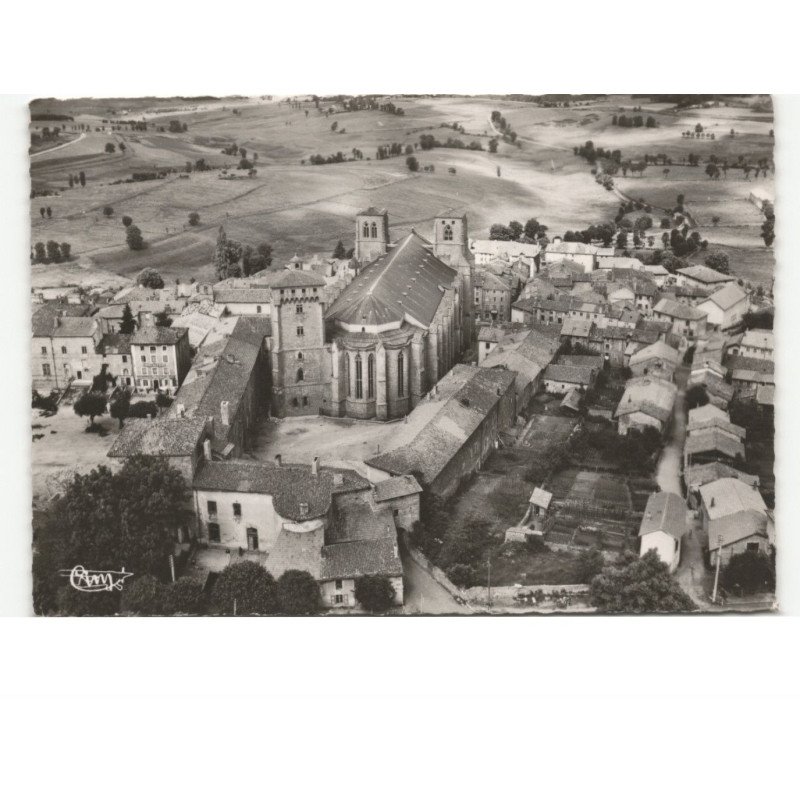 LA CHAISE-DIEU: vue aérienne 10x15 - très bon état