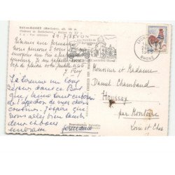 BAS-en-BASSET: ruines du XIe siècle vue aérienne 10x15 - très bon état