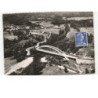 AUZON: pont, le village de lugeac vue aérienne 10x15 - très bon état