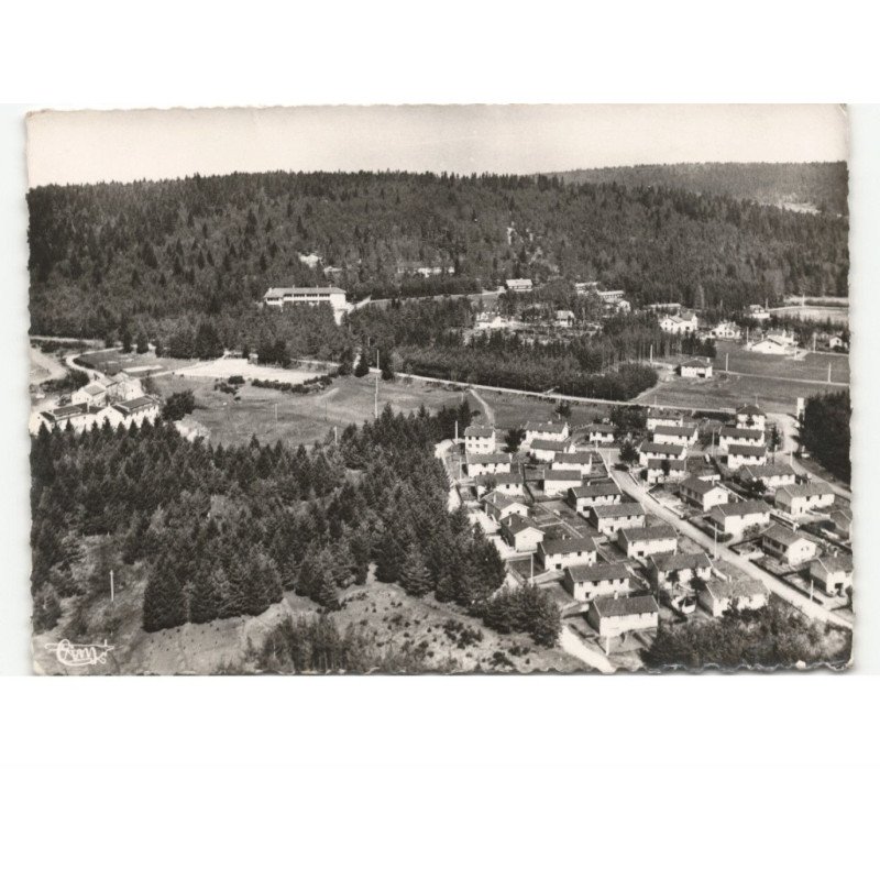 LE CHAMBON-sur-LIGNON: les castors et le collège cévenol vue aérienne 10x15 - très bon état