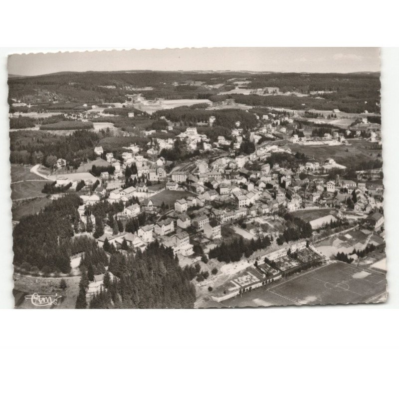 LE CHAMBON-sur-LIGNON: station estival, vue générale vue aérienne 10x15 - très bon état