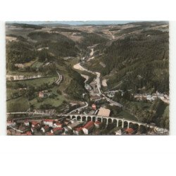 DUNIERES: vue panoramique vue aérienne 10x15 - très bon état