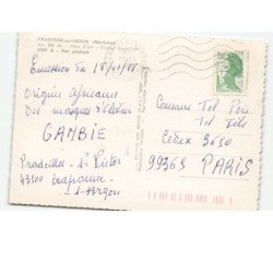 CRAPONNE-sur-ARZON: cure d'air, centre dentellier, vue générale vue aérienne 10x15 - très bon état
