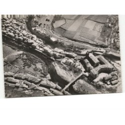 LAVOUTE-CHILHAC: vue générale, le pont sur l'allier et le prieuré vue aérienne 10x15 - très bon état
