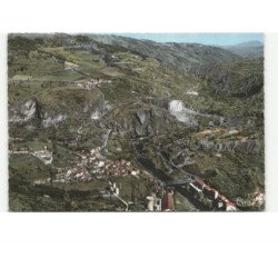 MONISTROL-D'ALLIER: vue générale vue aérienne 10x15 - très bon état