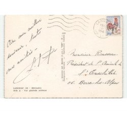 LANGEAC: vue générale vue aérienne 10x15 - très bon état
