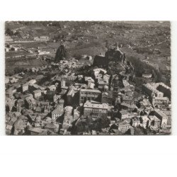 LE PUY: notre-dame de france construite sur le rocher vue aérienne 10x15 - très bon état
