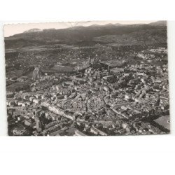 LE PUY: au centre, la cathédrale et la vierge vue aérienne 10x15 - état