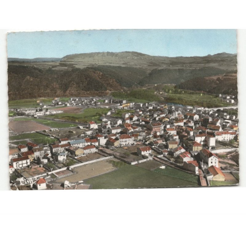 RETOURNAC: vue panoramique vue aérienne 10x15 - très bon état