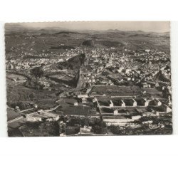 LE PUY: le rocher saint-michel d'aiguilhe et notre-dame-de france vue aérienne 10x15 - état