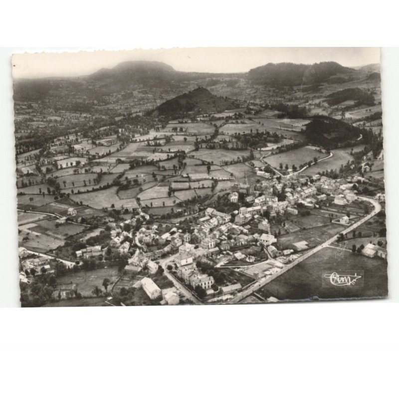 SAINT-JULIEN-CHAPTEUIL: vue panoramique vue aérienne 10x15 - très bon état