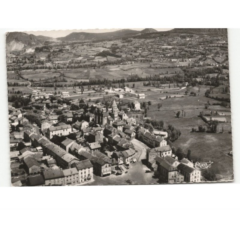 SAINT-JULIEN-CHAPTEUIL: perspective de la chapuze village natal vue aérienne 10x15 - très bon état timbre arraché