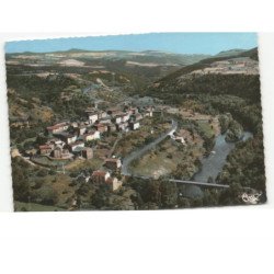 SAINT-ARCONS-D'ALLIER: vue panoramique vue aérienne 10x15 - très bon état