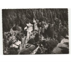 SAINT-PAULIEN: château de la rochelambert, affilié à "la demeure historique" vue aérienne 10x15 - très bon état