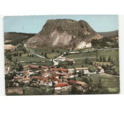 SAINT-PIERRE-EYNAC: le suc trachytique de monac et le village de monac vue aérienne 10x15 - très bon état