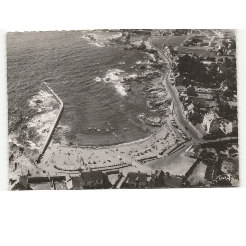 BATZ-sur-MER: la plage saint-michel vue aérienne 10x15 - très bon état