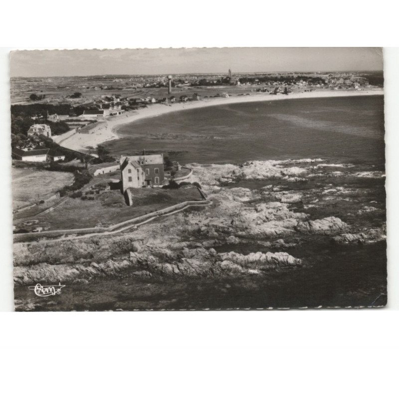 BATZ-sur-MER: la plage valentin vue aérienne 10x15 - très bon état