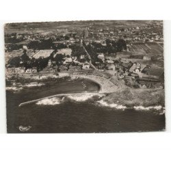 BATZ-sur-MER: la plage et la jetée vue aérienne 10x15 - très bon état