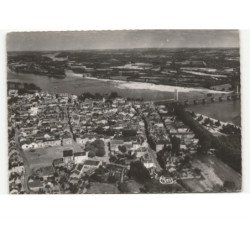 ANCENIS: vue panoramique vue aérienne 10x15 - très bon état
