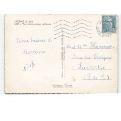 ANCENIS: vue panoramique vue aérienne 10x15 - très bon état