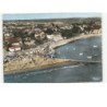 LA BERNERIE-en-RETZ: la plage et le port vue aérienne 10x15 - très bon état