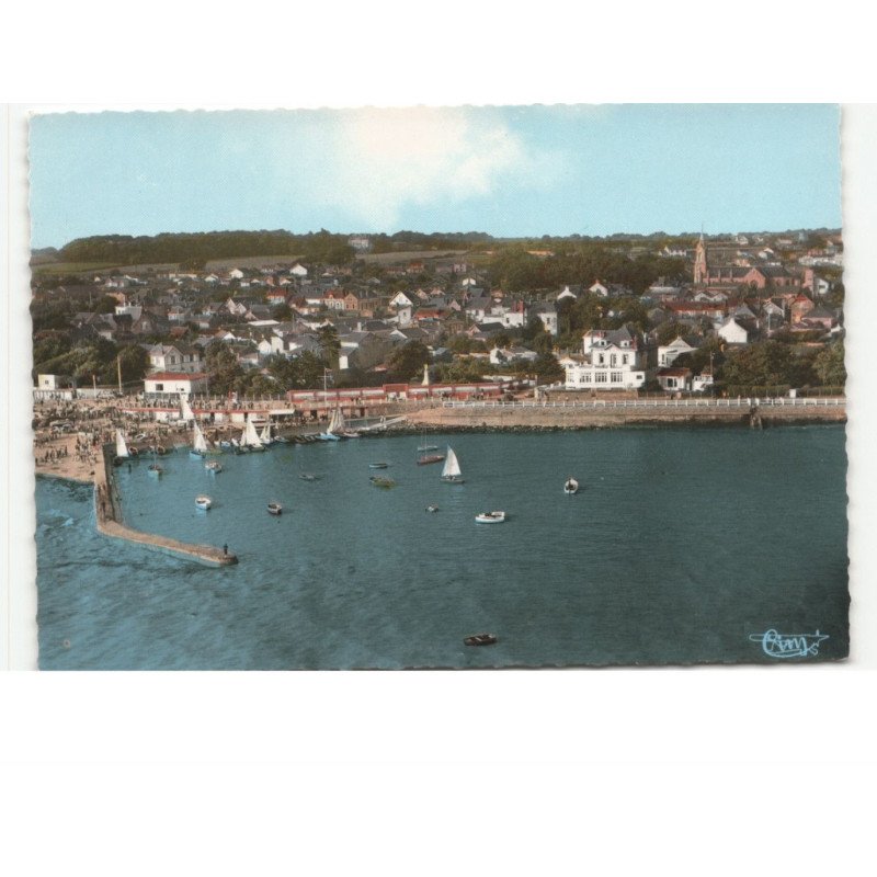 LA BERNERIE-en-RETZ: le port vue aérienne 10x15 - très bon état
