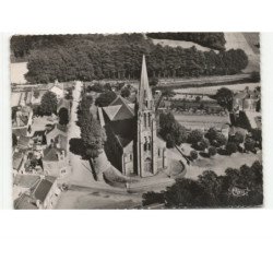 LA CHAPELLE-sur-ERDRE: l'église vue aérienne 10x15 - très bon état