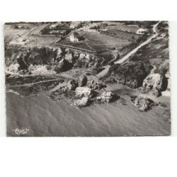 LA BERNERIE-en-RETZ: les falaises de la boutinardière vue aérienne 10x15 - état
