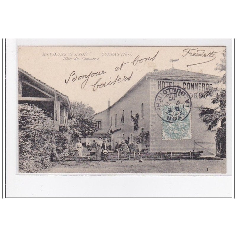 CORBAS : hotel du commerce - tres bon etat