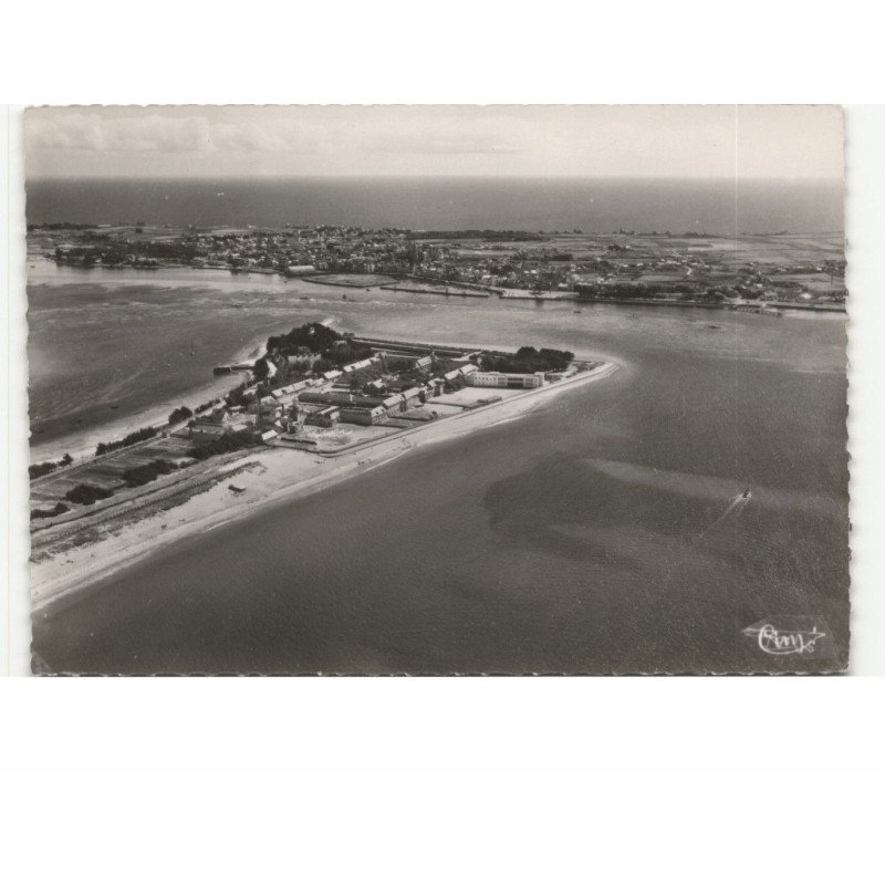 LE CROISIC: la pointe de pen-bron et la presqu'ile vue aérienne 10x15 - très bon état