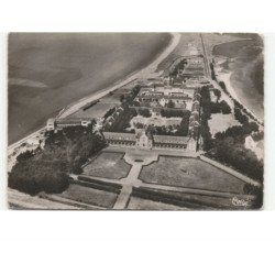 LE CROISIC: sanatorium et la plage de pen-bron vue aérienne 10x15 - très bon état