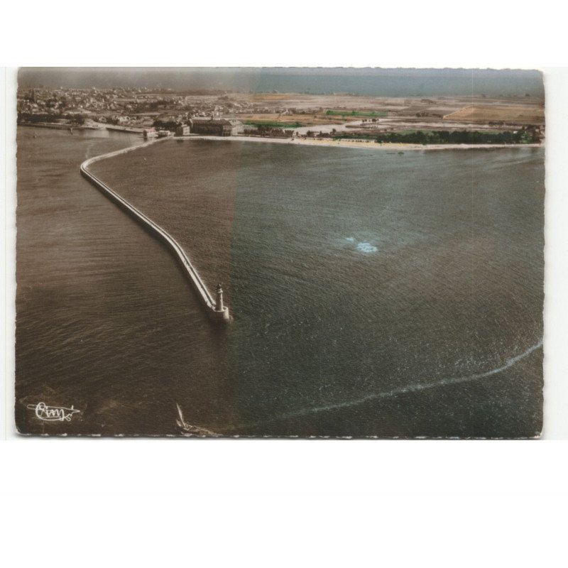 LE CROISIC: la jetée vue aérienne 10x15 - très bon état