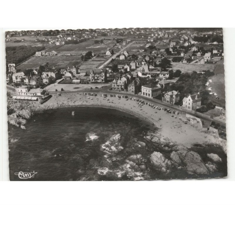 LE CROISIC: plage de port-lin, hôtel de l'océan vue aérienne 10x15 - très bon état