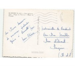 LE CROISIC: plage de port-lin, hôtel de l'océan vue aérienne 10x15 - très bon état