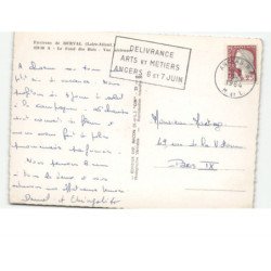 environs de DERVAL: le fond des bois vue aérienne 10x15 - très bon état