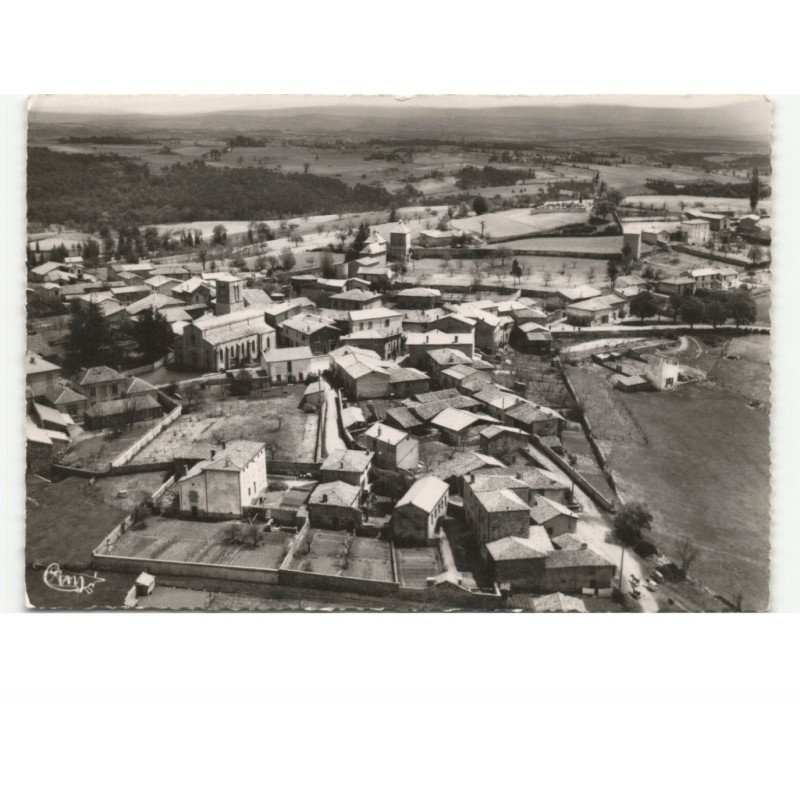GREZOLLES: vue générale vue aérienne 10x15 - très bon état